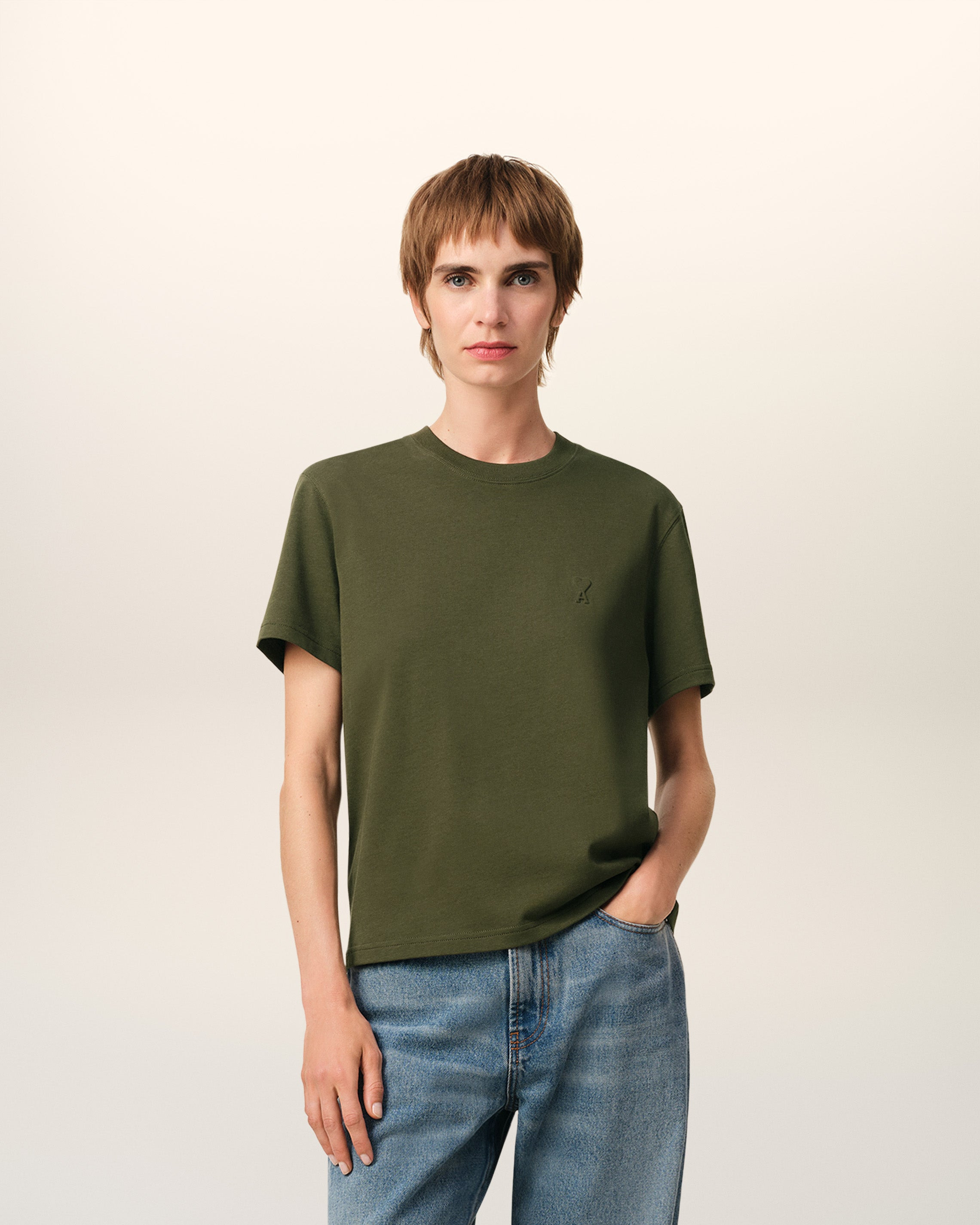 GREEN COTTON AMI DE COEUR T-SHIRT - 2
