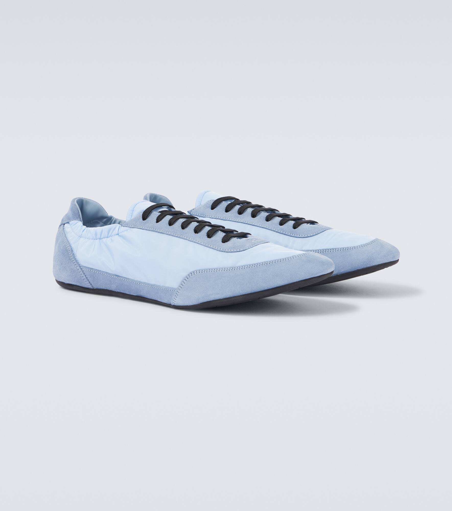 Collapse Re-Nylon and suede sneakers - 5