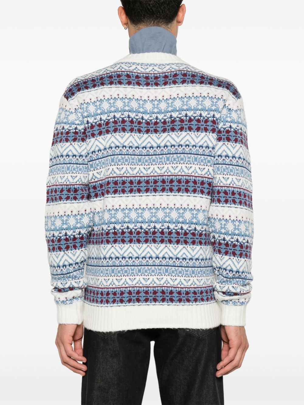 fair isle intarsia sweater - 4