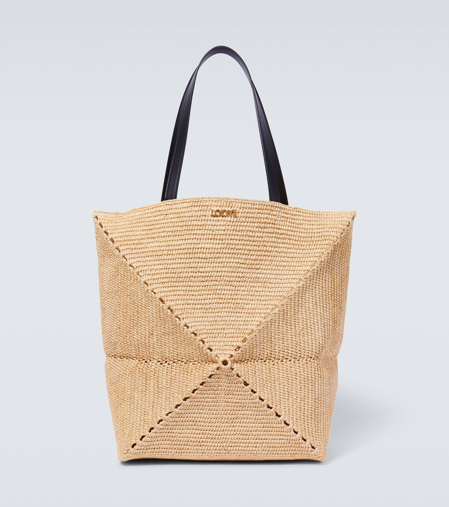 Loewe large raffia tote deals