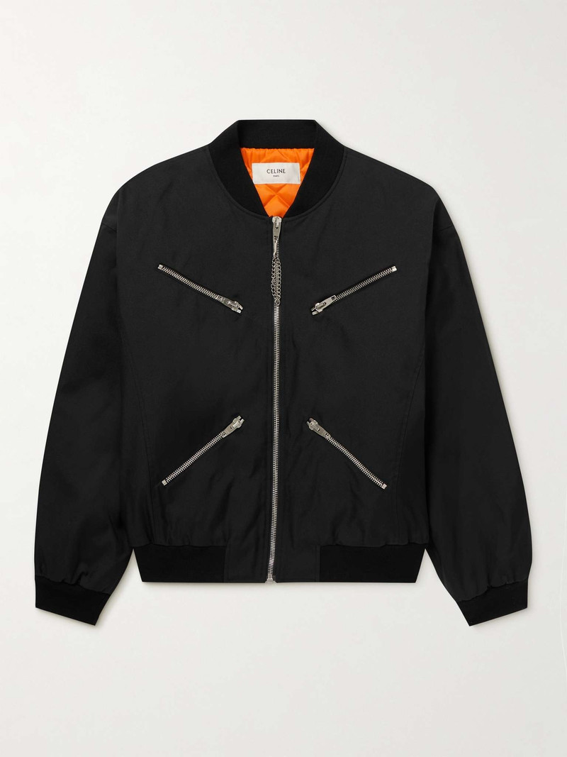 Logo-Embellished Nylon Bomber Jacket 1