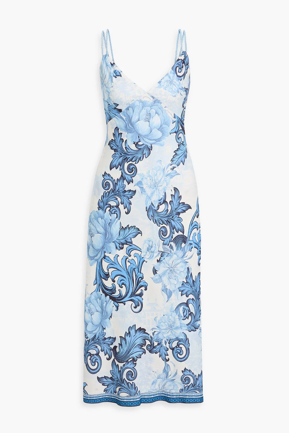 Kiro paisley-print crepe midi dress - 1
