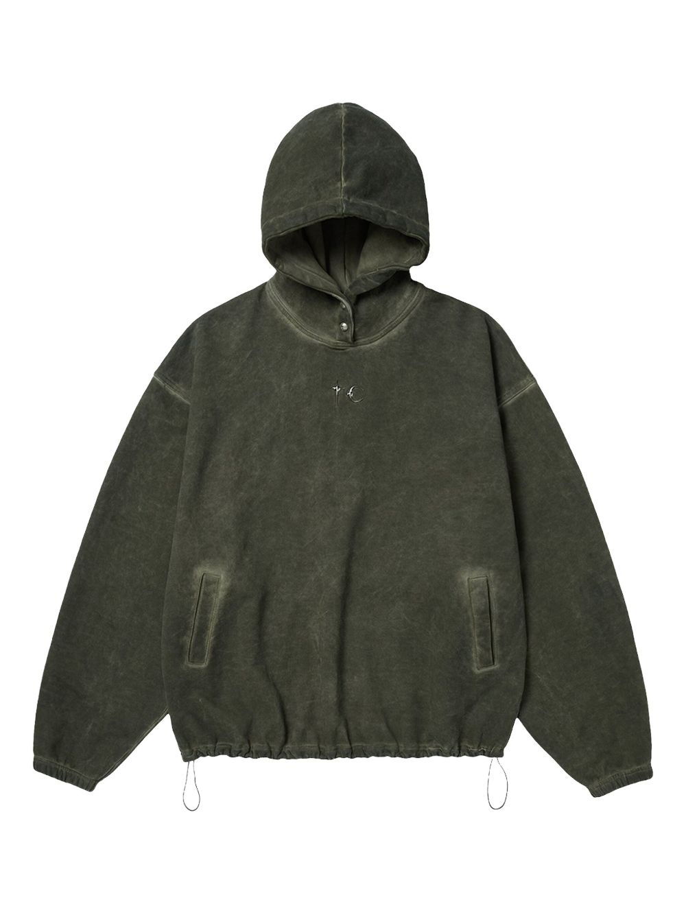 ★THUGCLUB★Color Emblem Hoodie★ Color Emblem Hoodie (SS2201-BLACK)