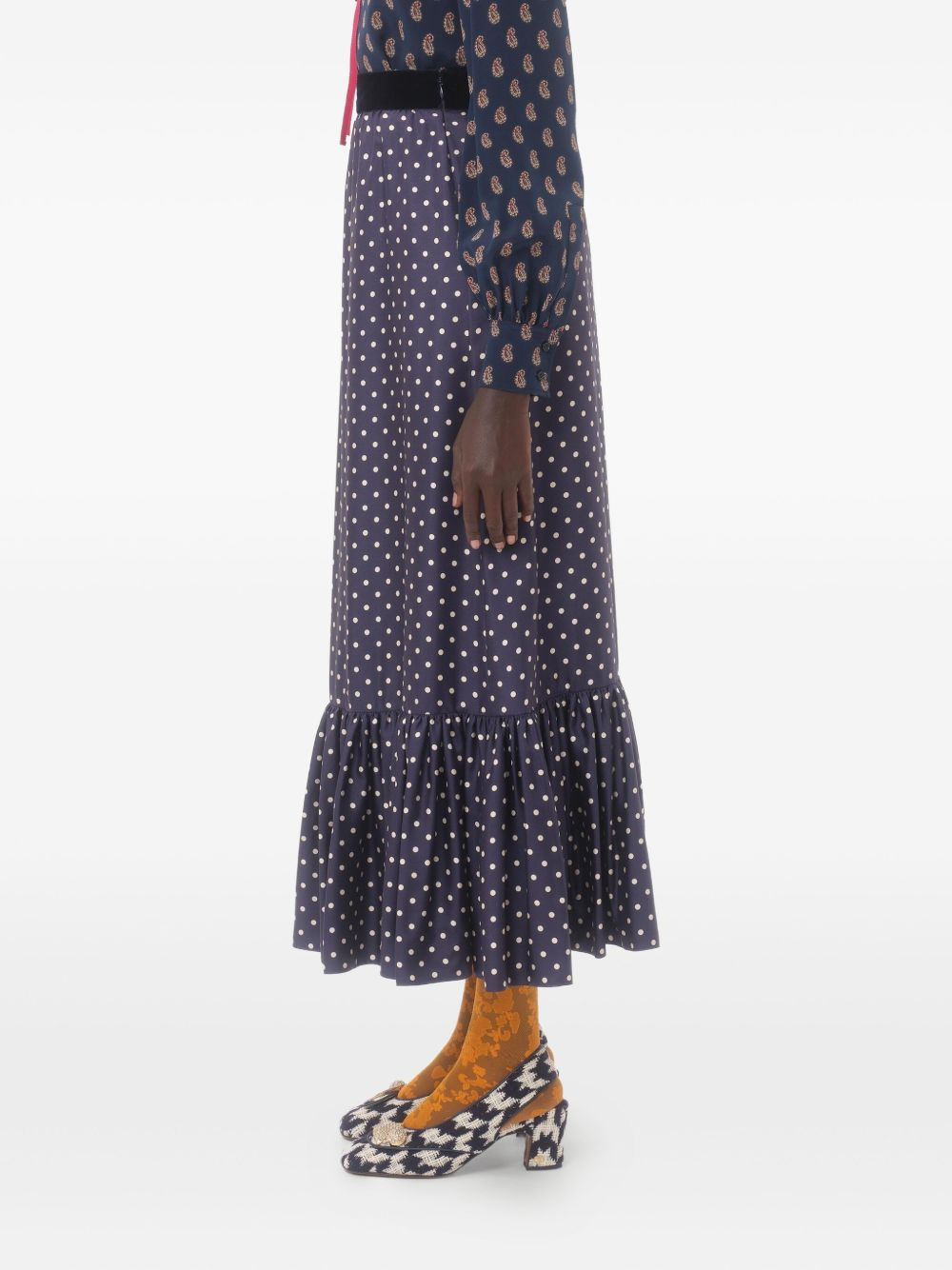 Pois midi skirt - 4