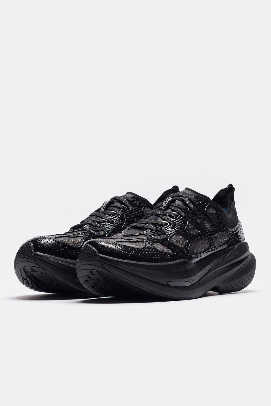 Mach X Caged Sneaker in Black/ Midnight Blue - 2