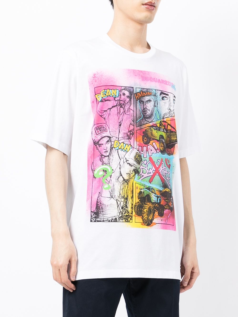 graphic-print cotton T-shirt - 3