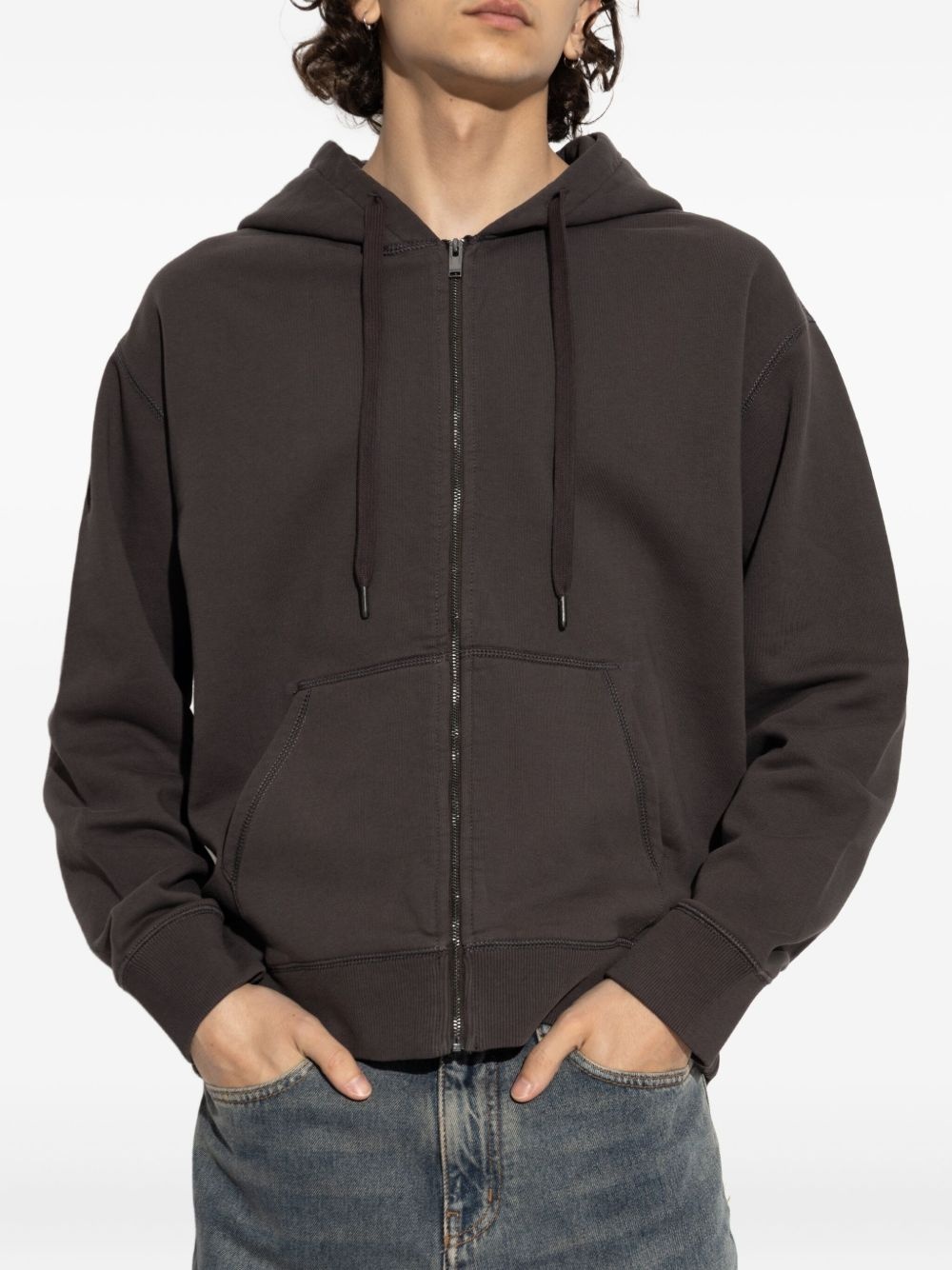 Sacha skull-print zip-up hoodie - 3