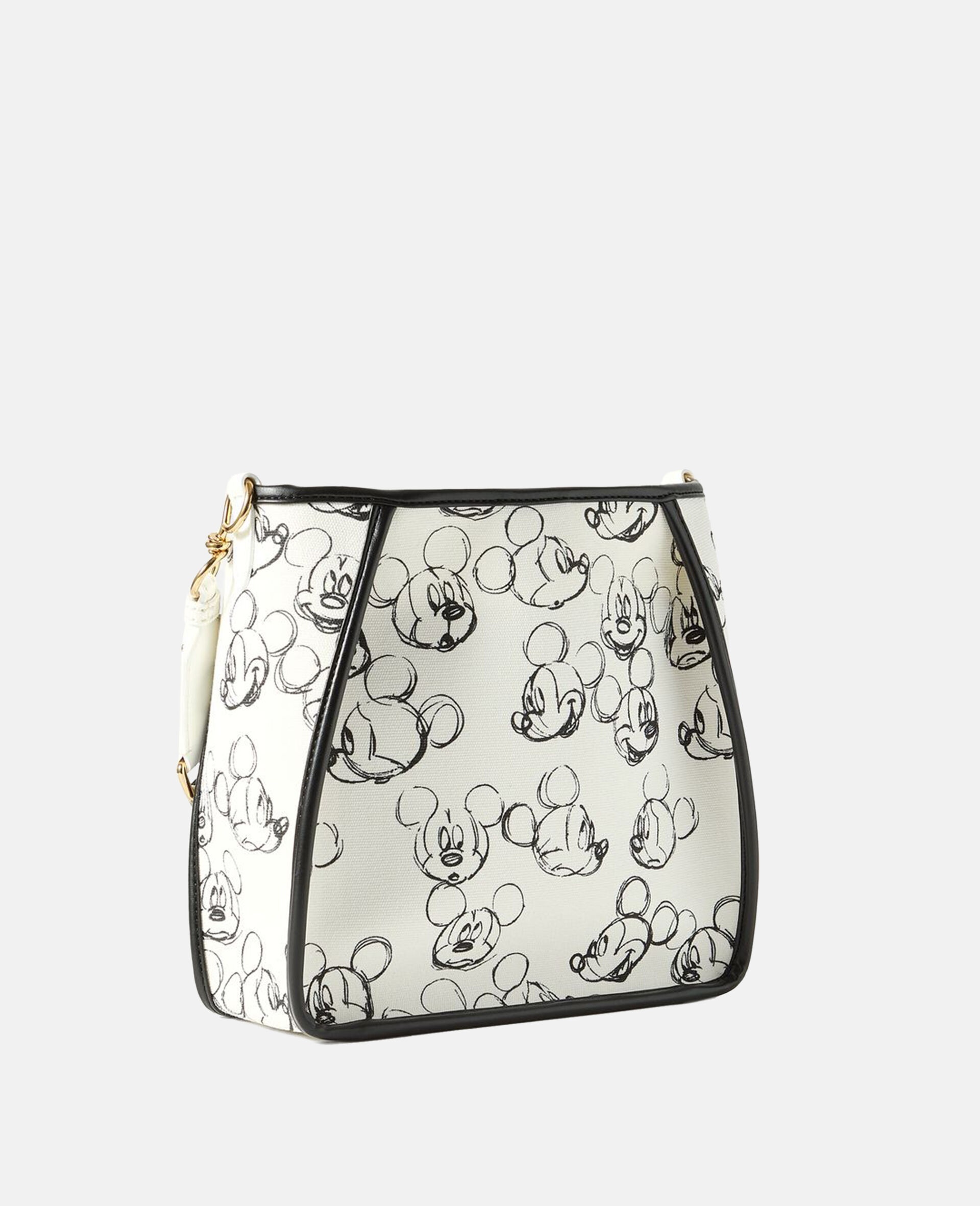 Fantasia Mickey Print Logo Organic Cotton Shoulder Bag - 2