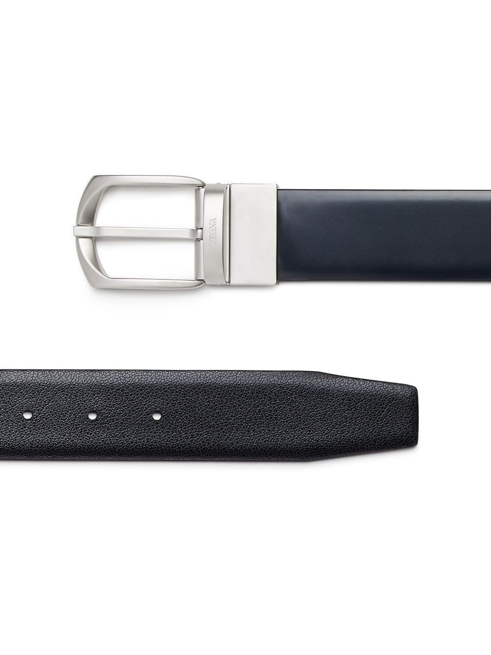 reversible leather belt - 2