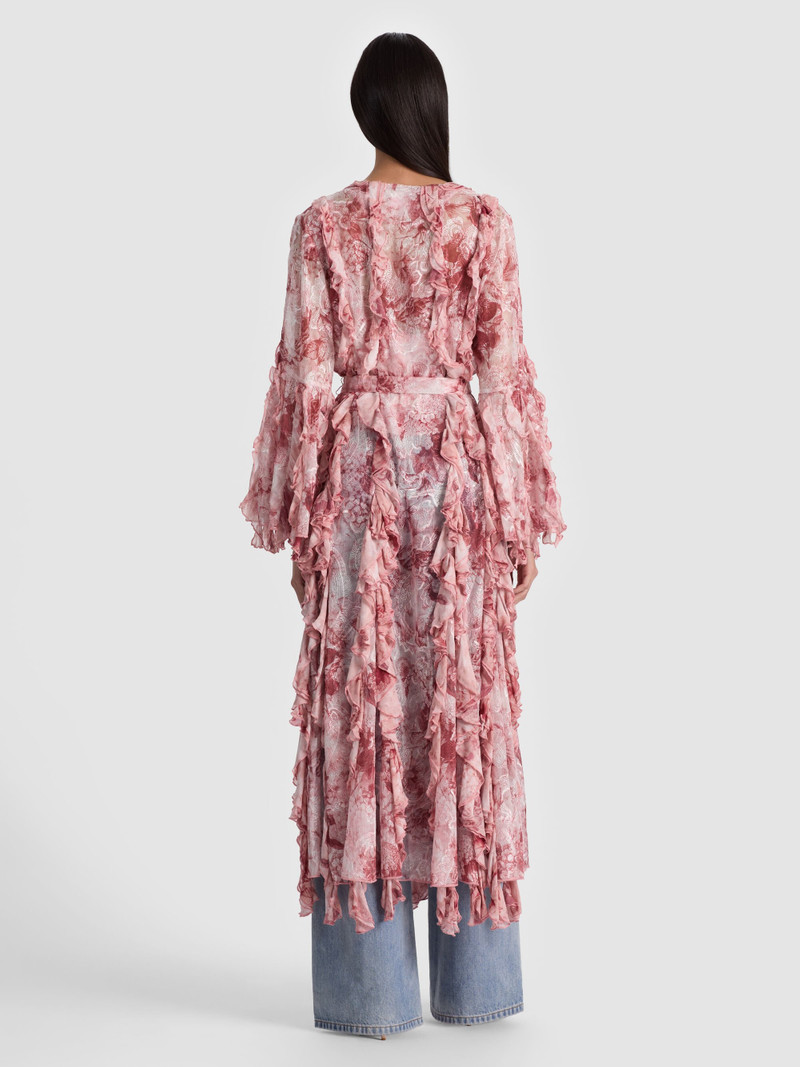 CHER RUFFLE MAXI ROBE 5