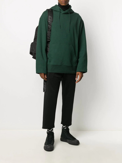 Y-3 plain knit hoodie outlook