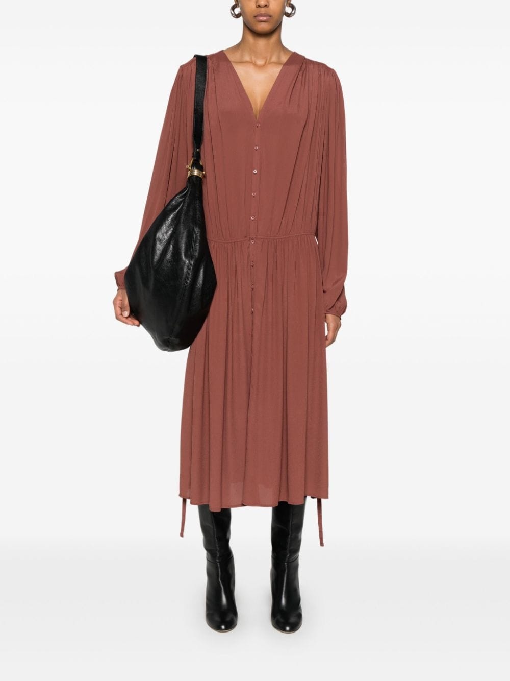 blouse midi dress - 2