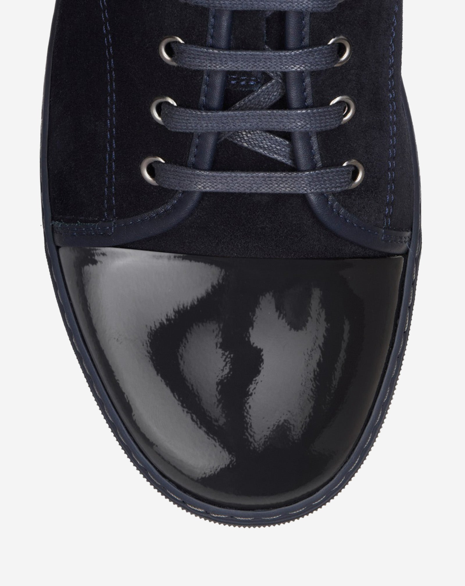 DBB1 SUEDE AND PATENT LEATHER SNEAKERS - 5