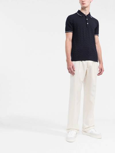 Missoni zig-zag polo shirt outlook