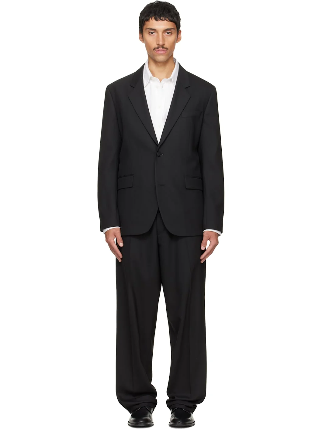 Black Two-Piece Modern-Fit Suit - 1
