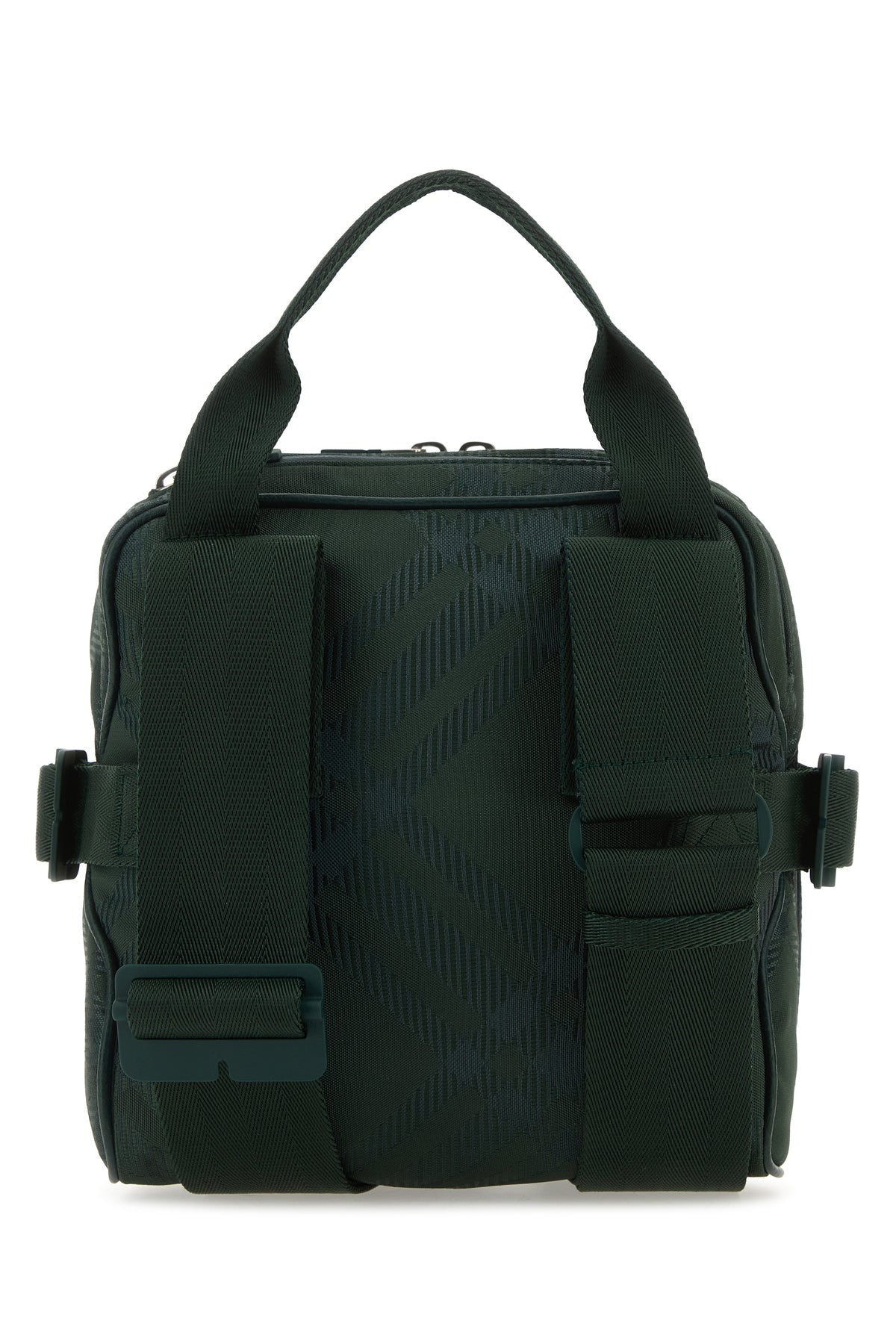 Bottle green fabric crossbody bag - 3