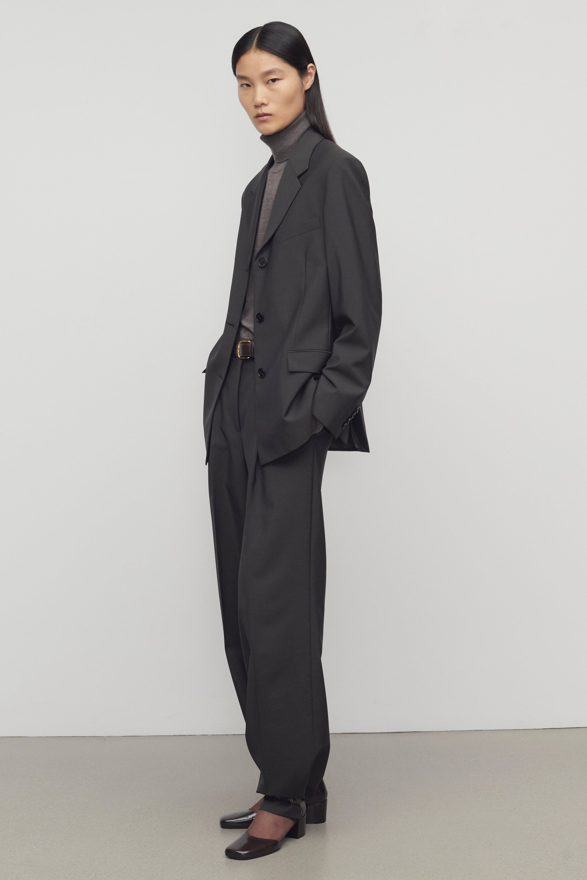 Mikkela Pant in Virgin Wool and Mohair - 4
