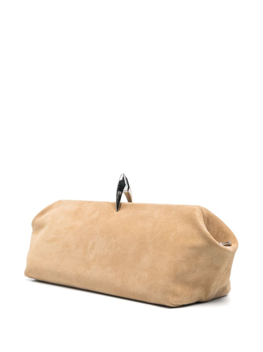 leather clutch bag - 3