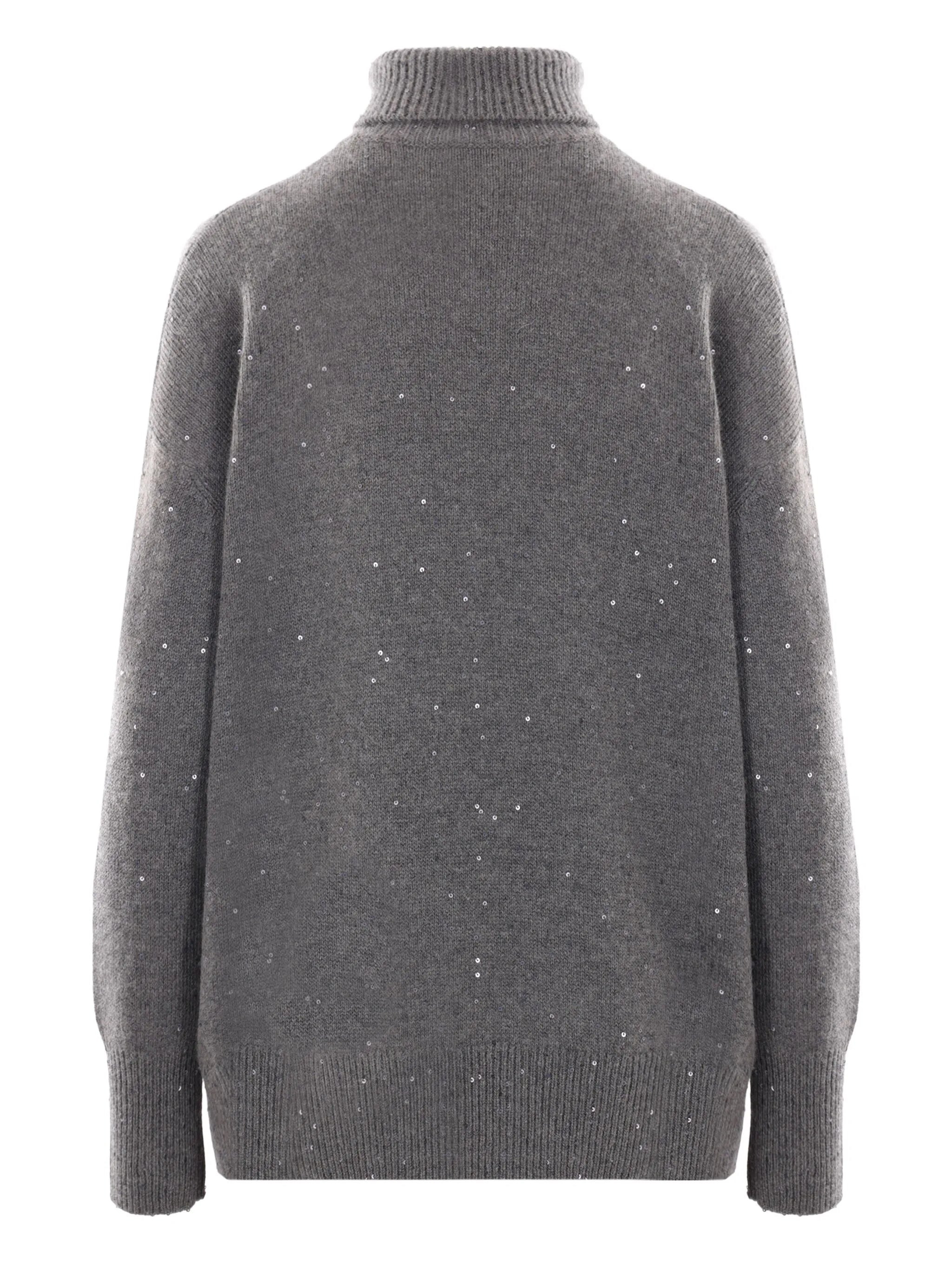 Brunello Cucinelli Sequin-embellished Roll-neck Jumper - 2