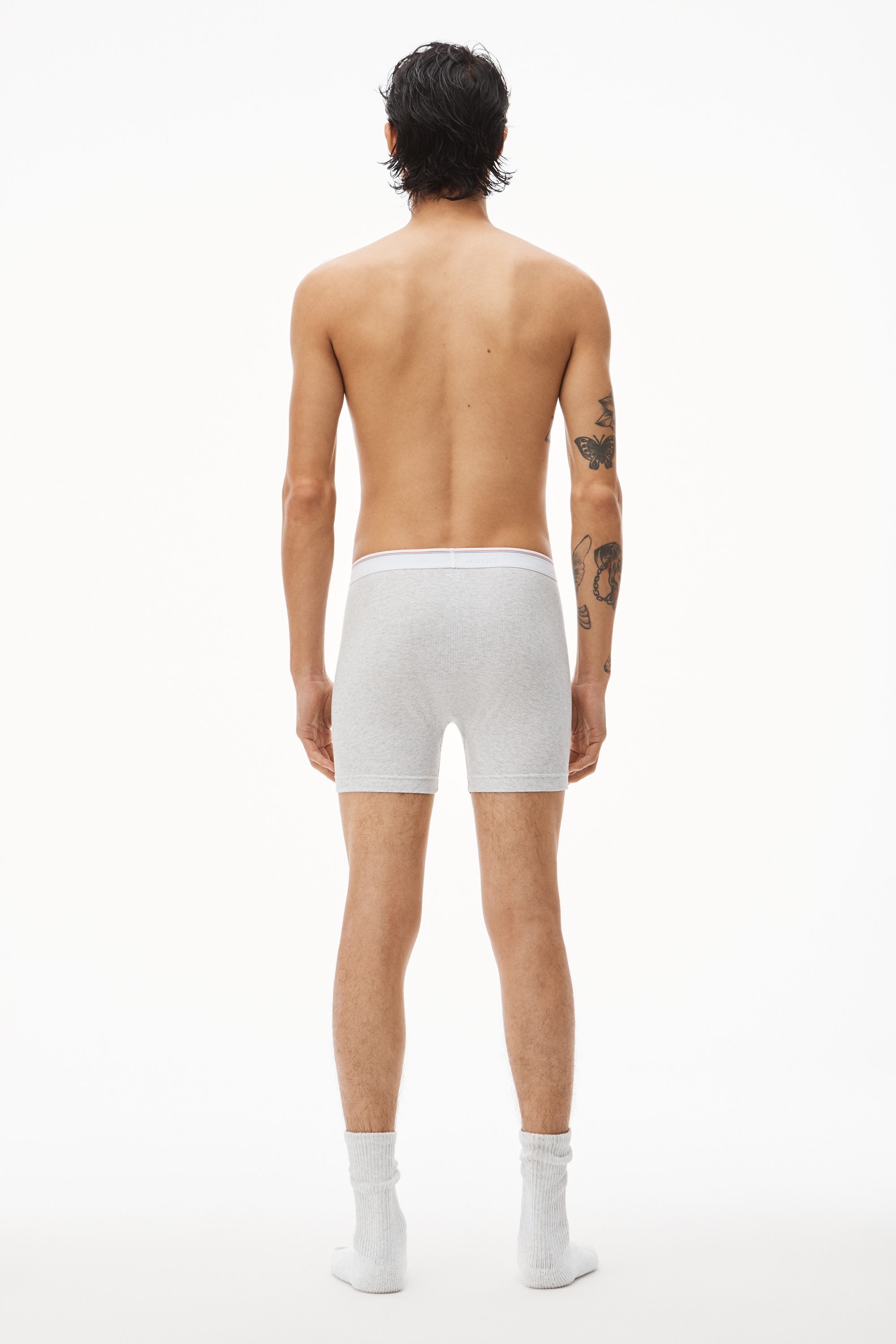 BOXER BRIEF IN RIBBED JERSEY - 4