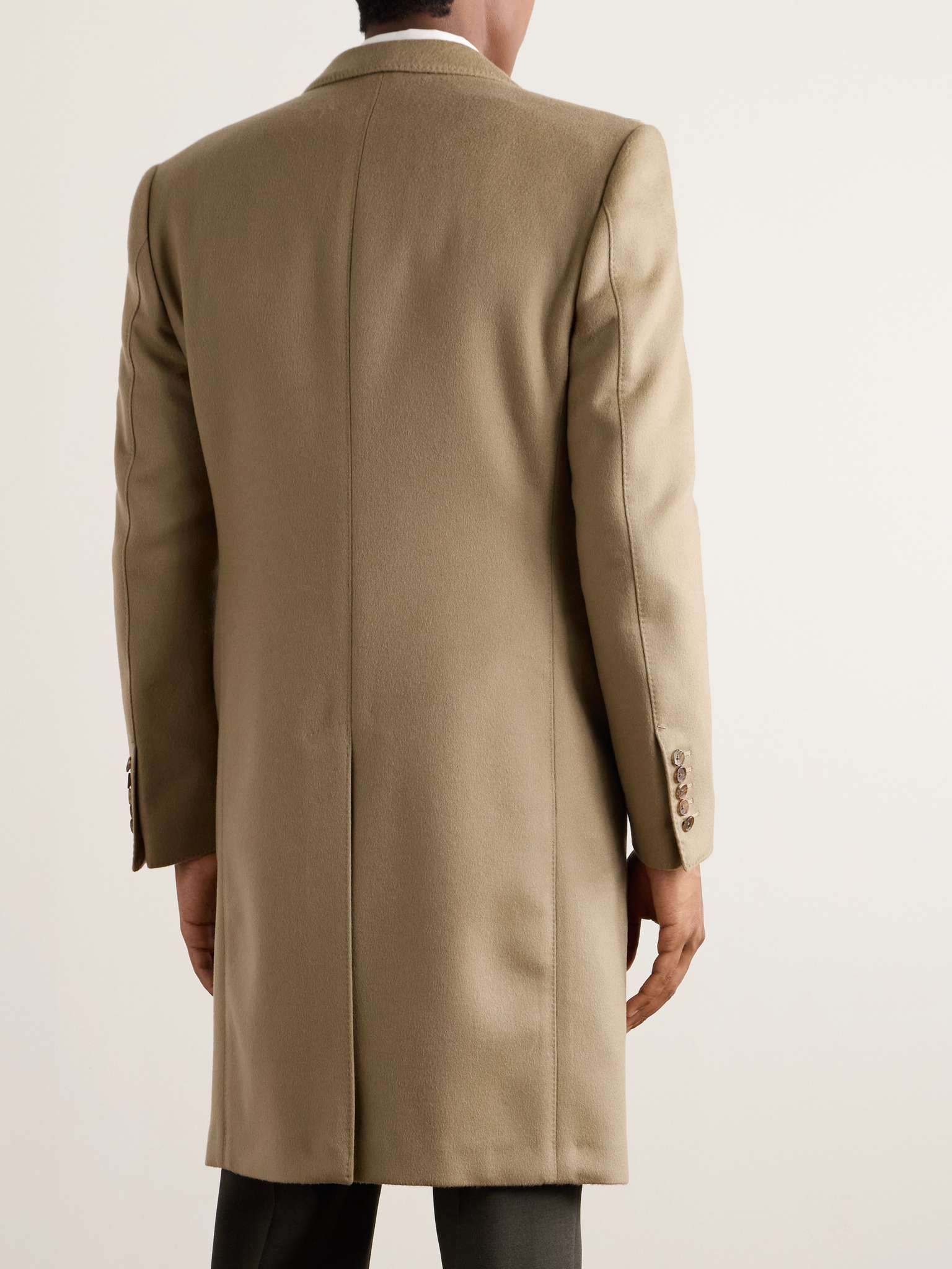 Brushed Wool and Cashmere-Blend Coat - 4