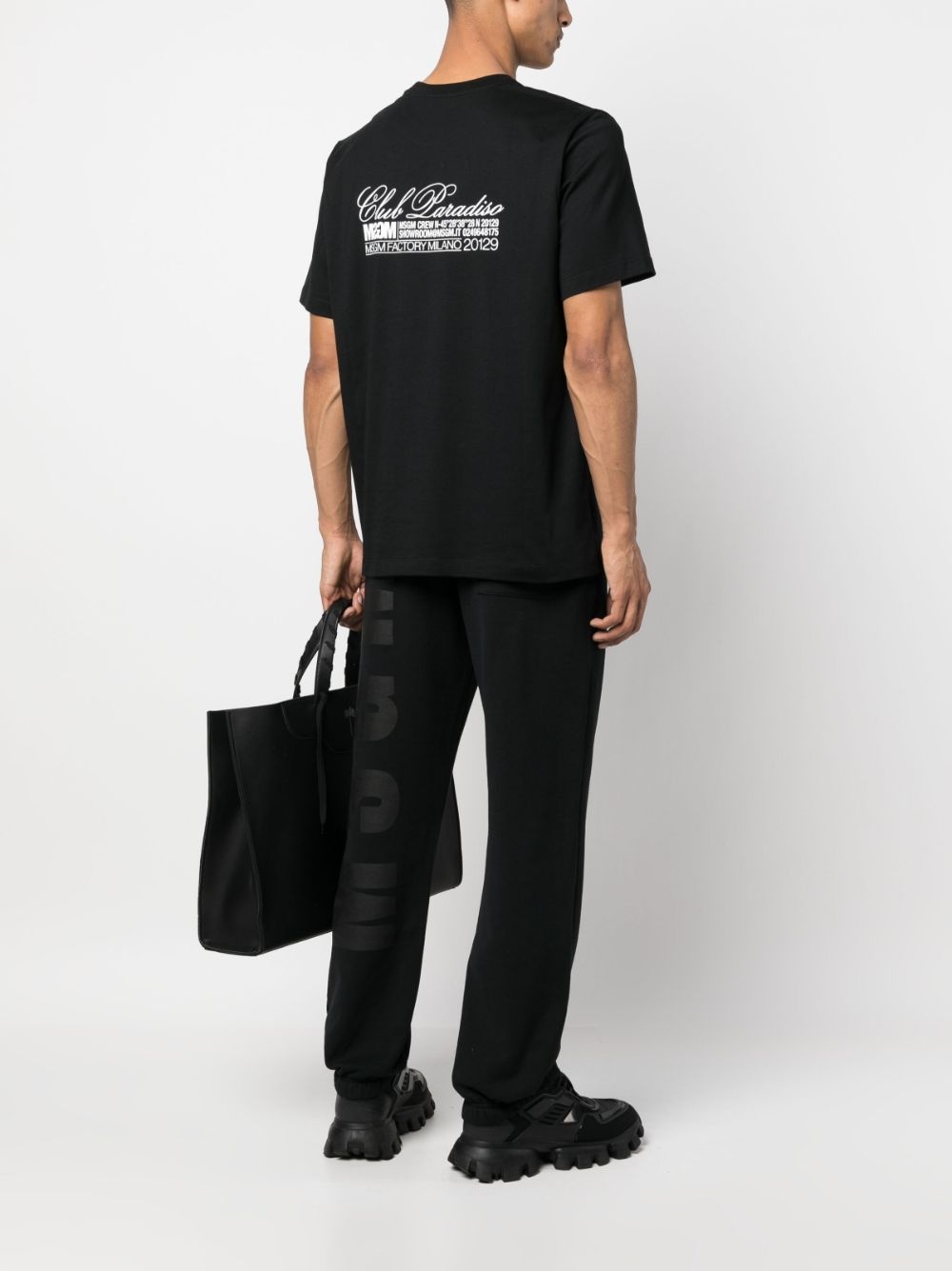 logo-print cotton T-shirt - 2