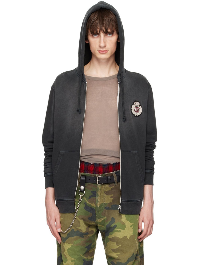 Gray Patch Hoodie 1
