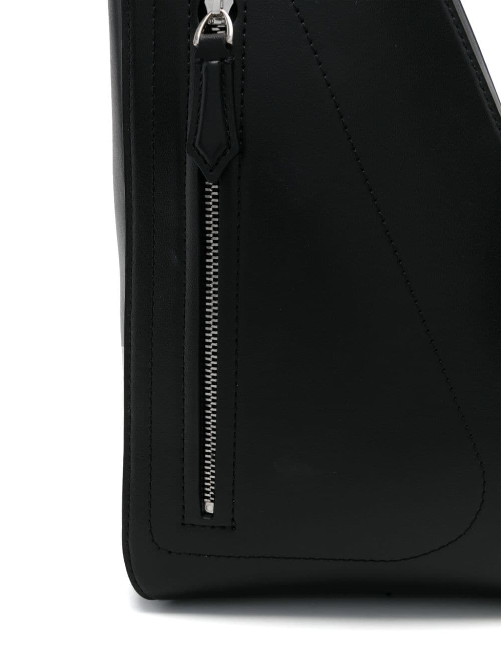 logo-stud messenger bag - 4