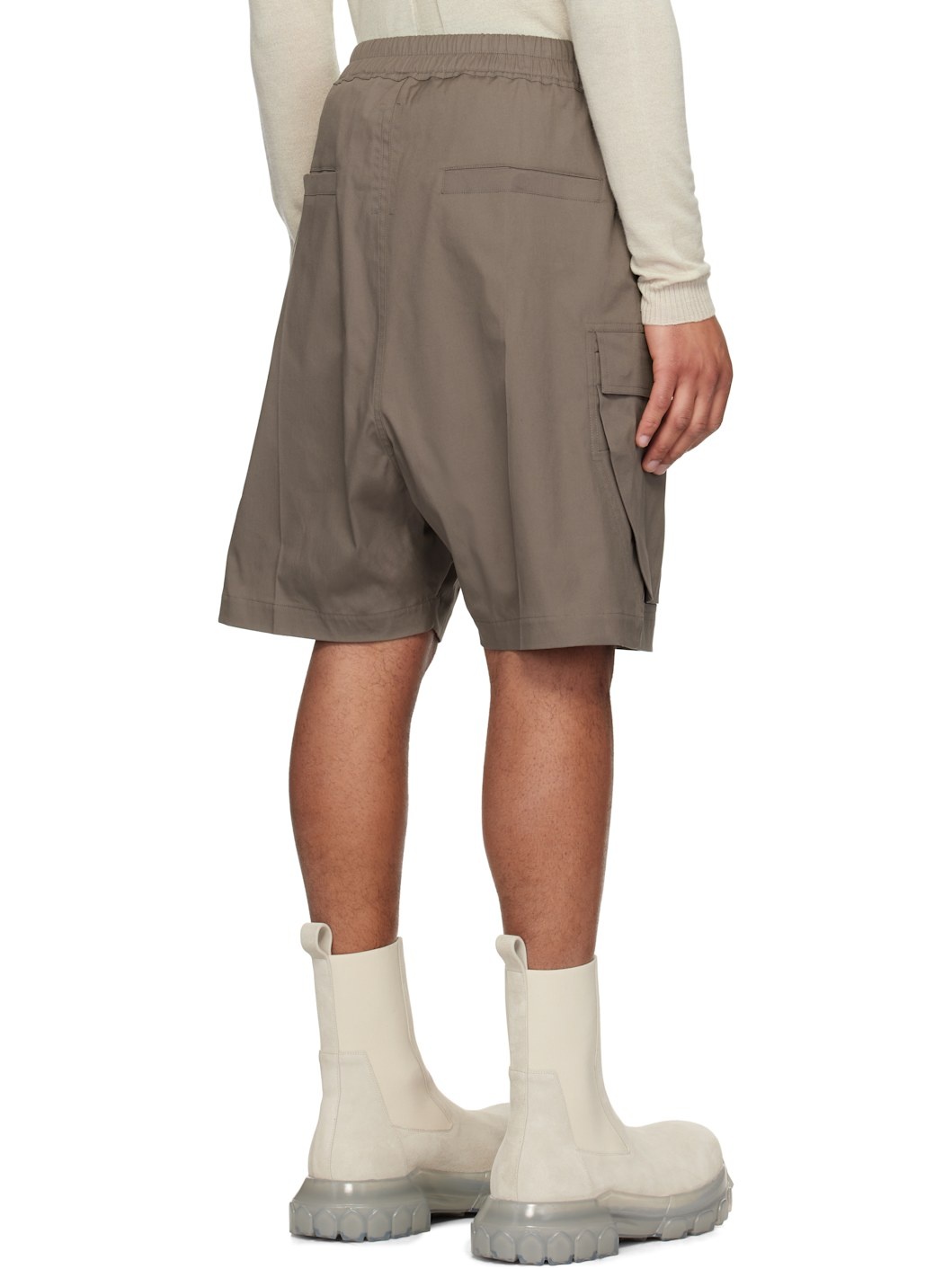Gray Hollywood Cargobela Shorts - 3