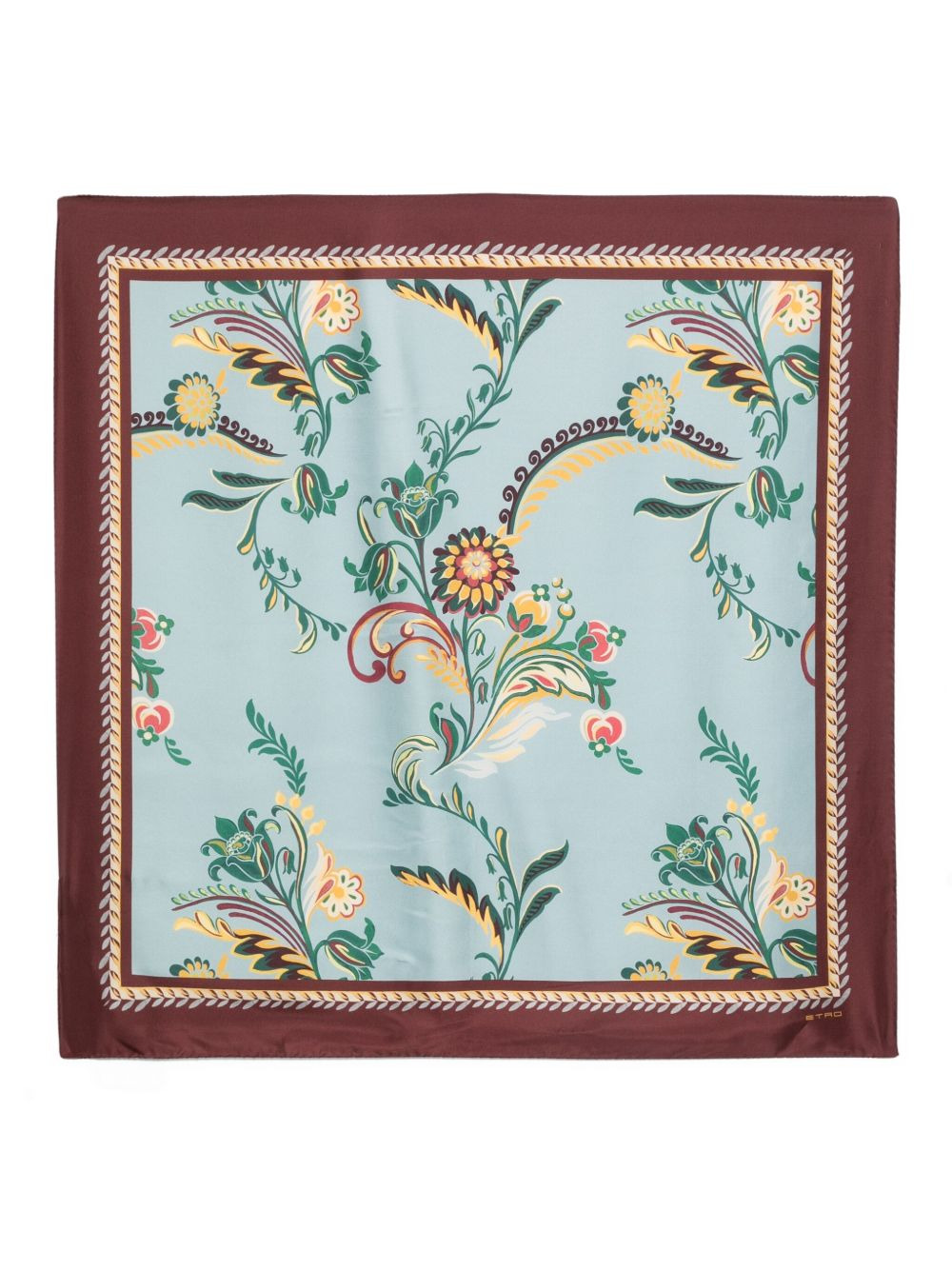 floral-print scarf - 1