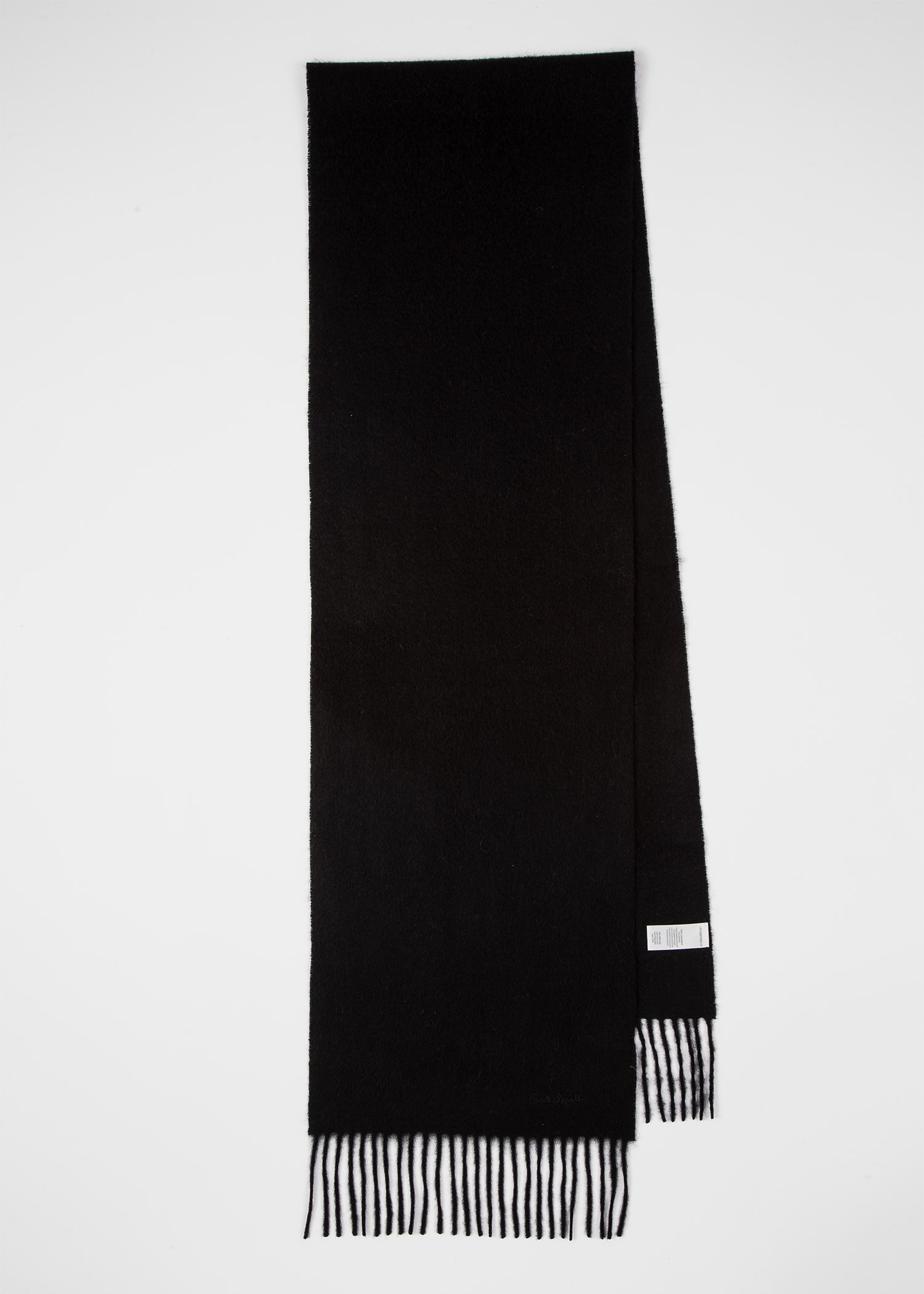 Black Cashmere Scarf - 1