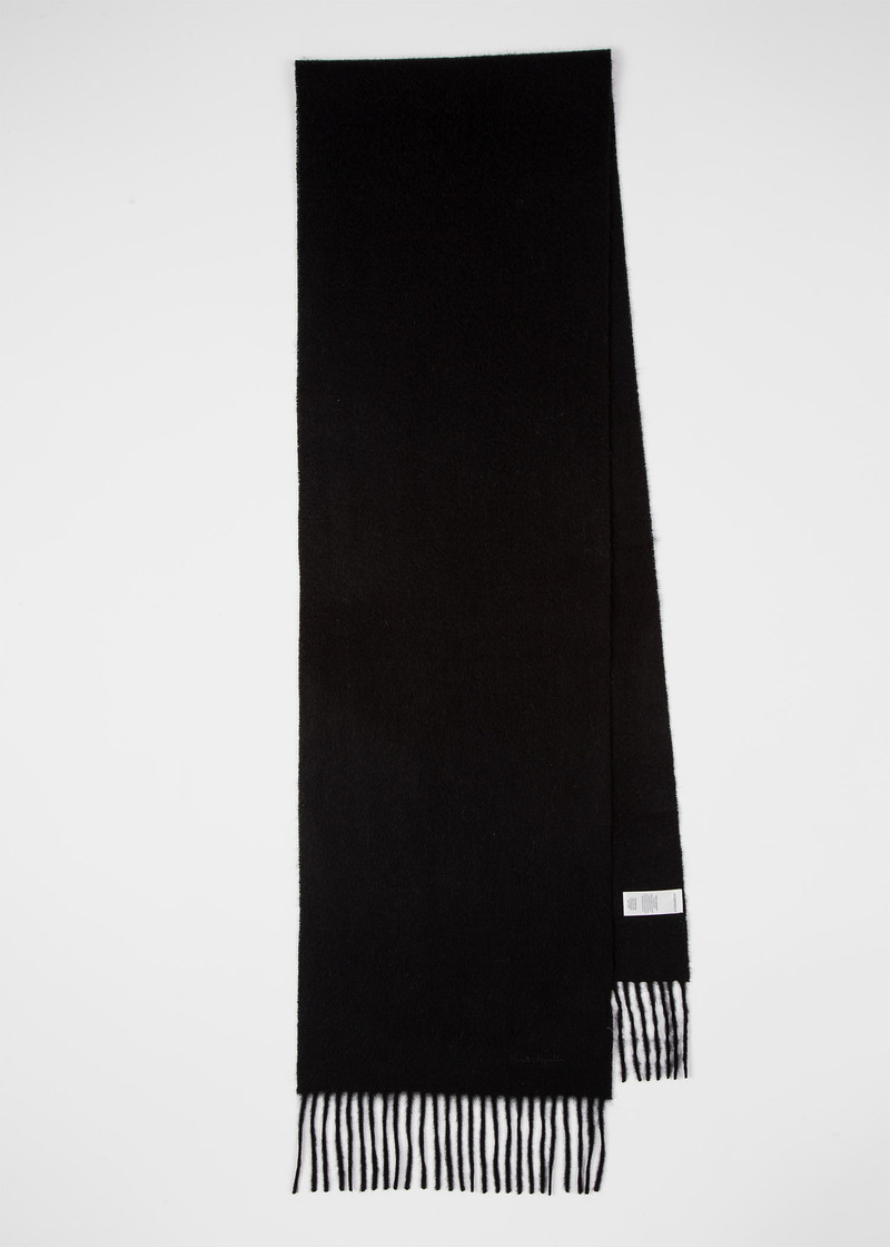 Black Cashmere Scarf 1