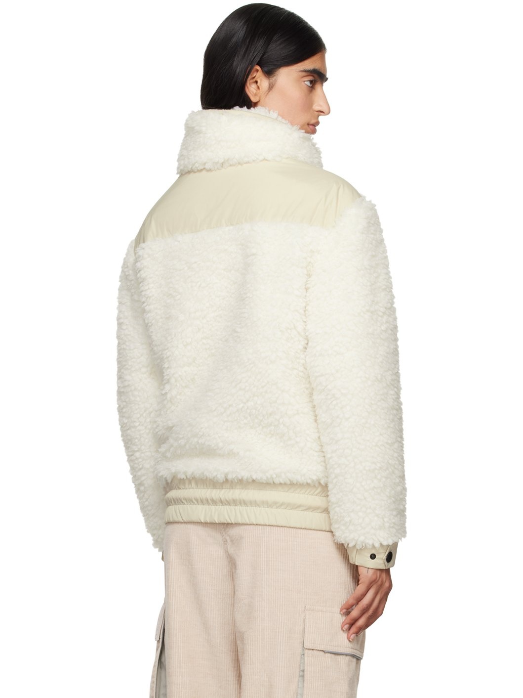 Off-White Teddy Faux-Shearling Down Jacket - 3