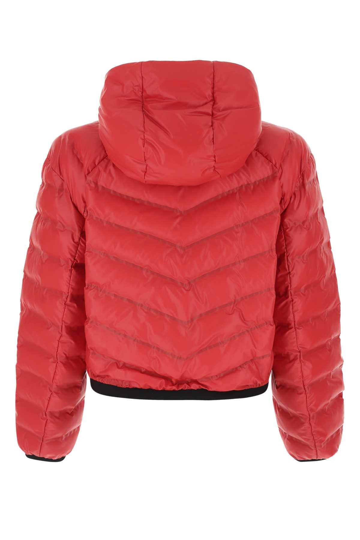Prada Women Red Polyurethane Blend Padded Jacket - 2
