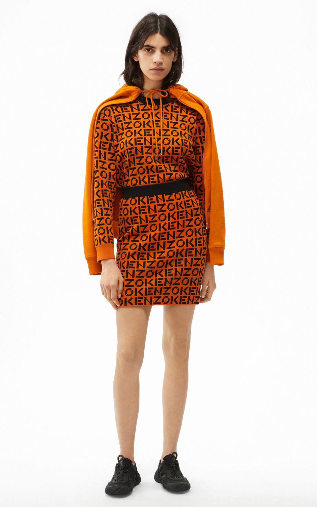 KENZO Sport monogram miniskirt - 2