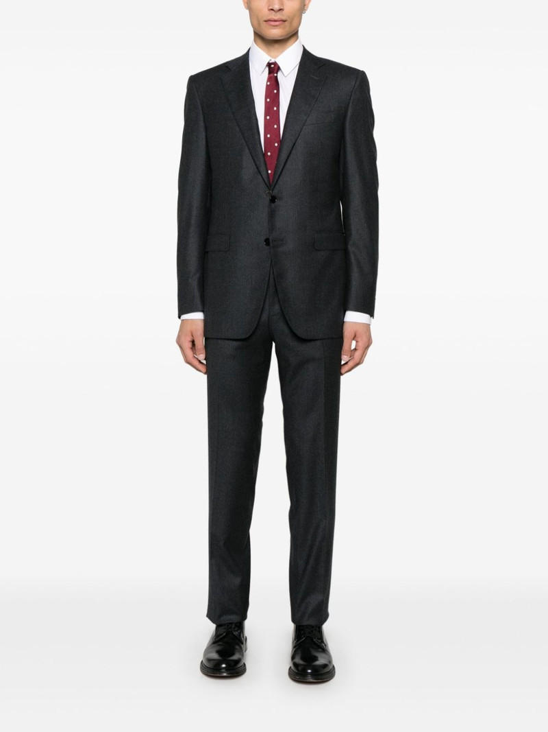 Canali pinstriped suit outlook