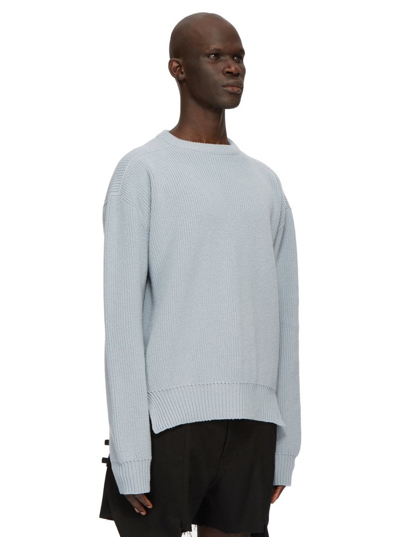 fisherman-knit crew-neck sweater 2