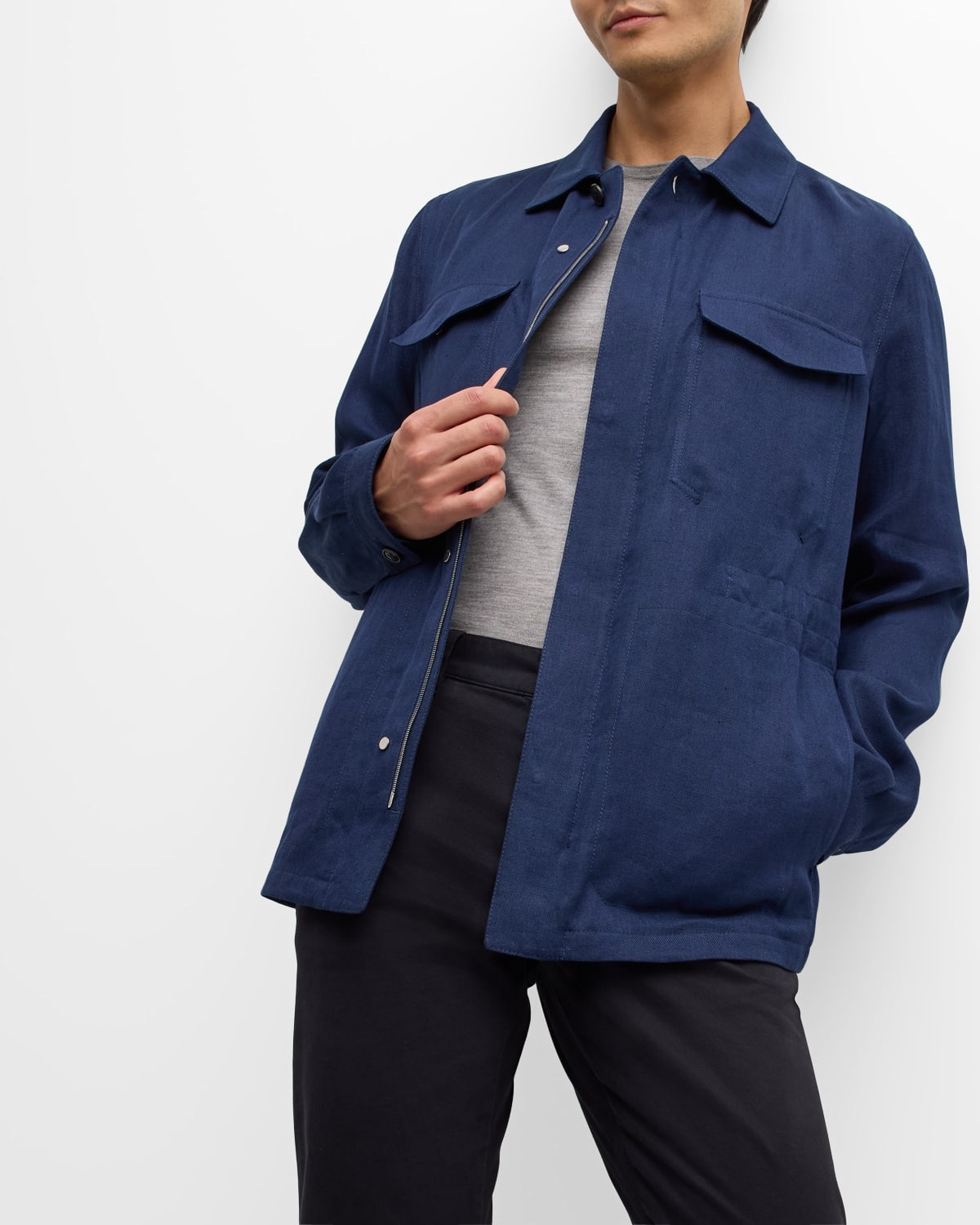 Men's Oasi Linen Field Jacket - 7