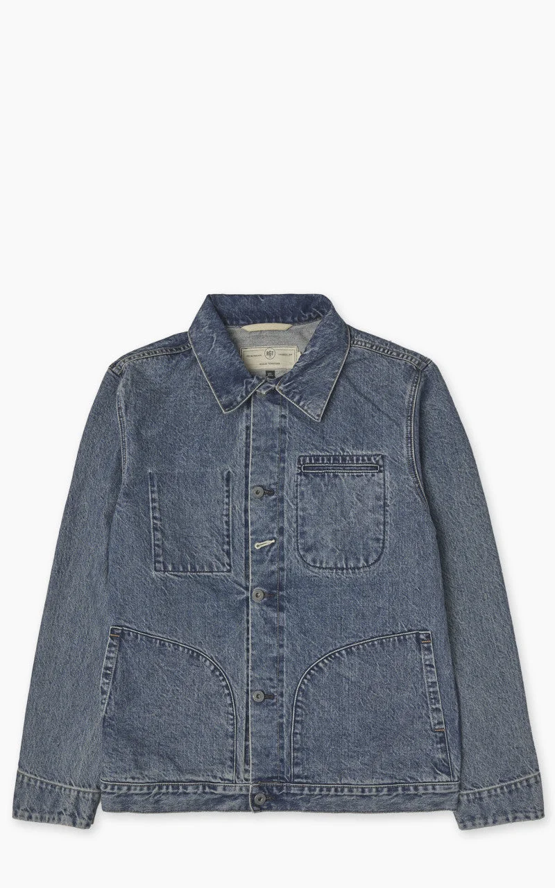 ROGUE TERRITORY SUPPLY JACKET RIVER WASH INDIGO - 1