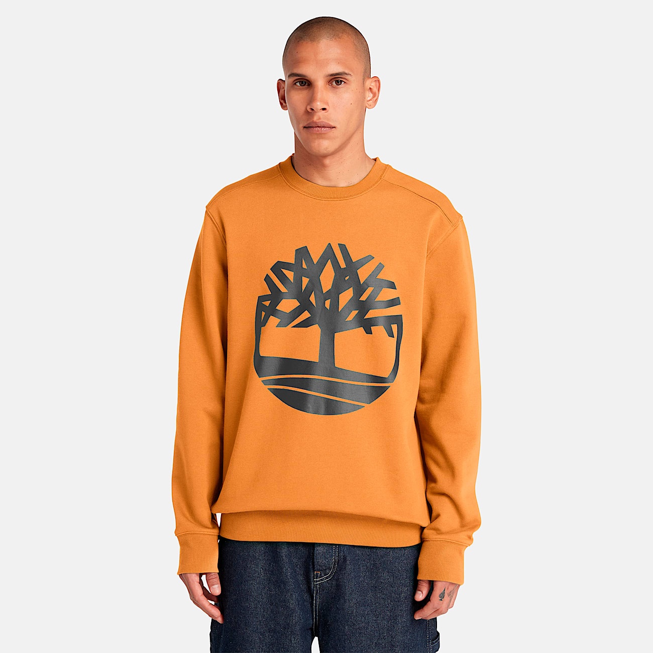 Men's Timberland Tree Logo Crewneck Sweatshirt - 8