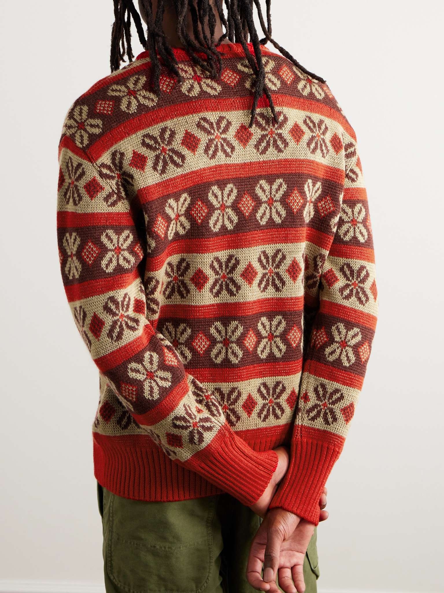 Begonia Wool-Jacquard Sweater - 3