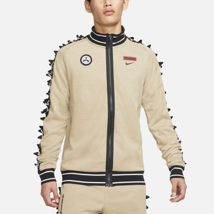 Men's Nike x ACRONYM Crossover Contrasting Colors Sleeve Stand Collar Woven Sports Jacket Asia Editi - 3