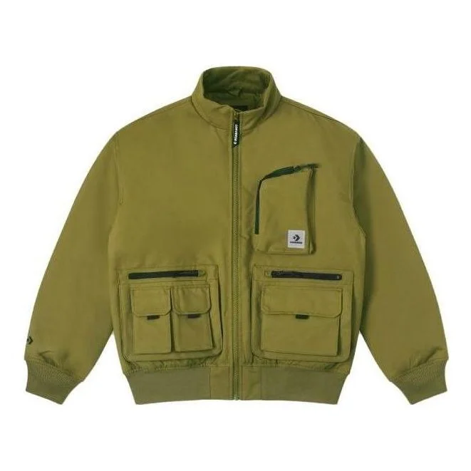 Converse Short Down Bomber Jacket 'Olive Green' 10025251-A02 - 1