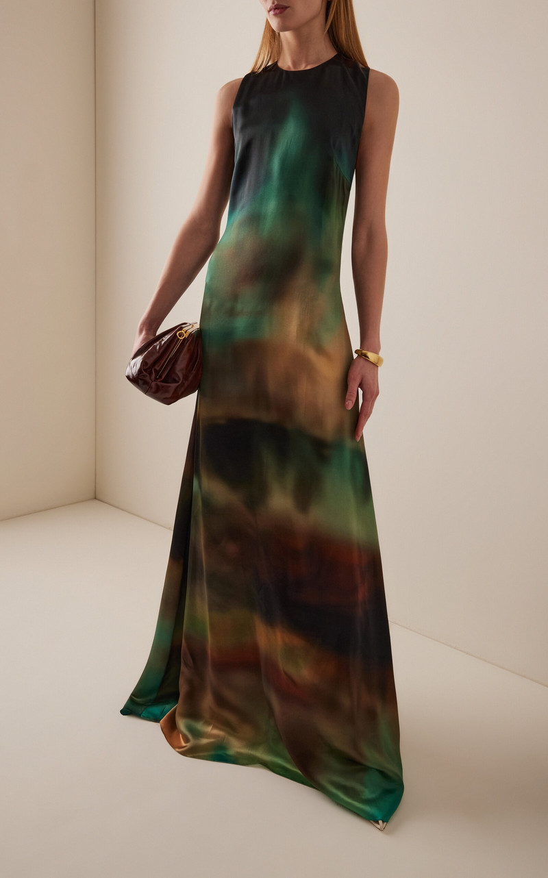 Roksanda Sylas Printed Silk Blend Dress multi outlook