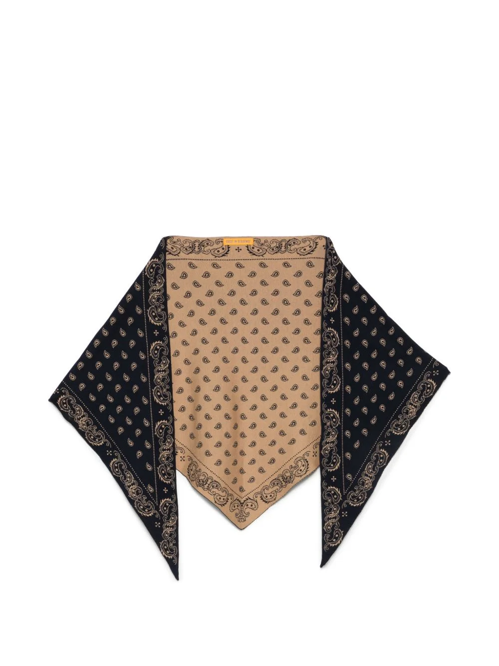 paisley-print bandana scarf - 1
