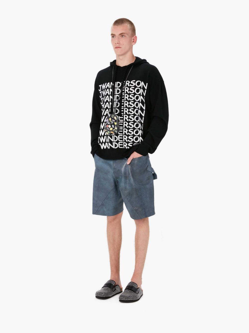 REPEAT LOGO HOODIE - 4