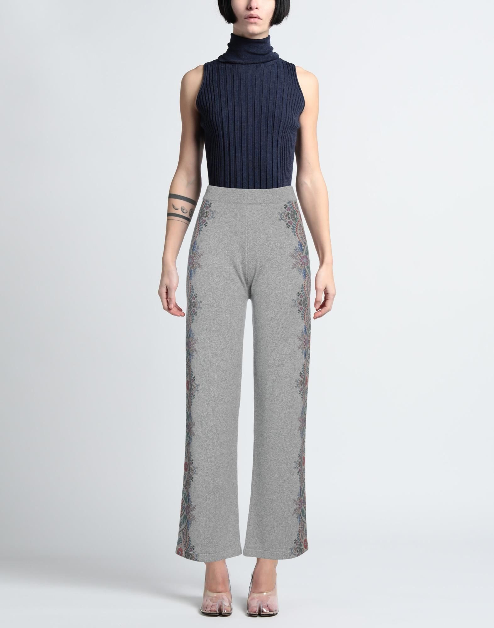 Grey Women's Casual Pants - 2