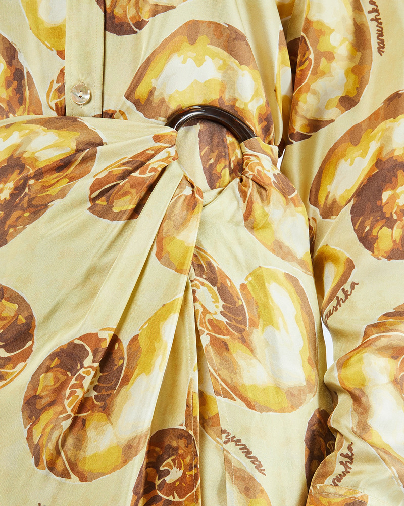 MARLIS - Sarong midi skirt - Seashell sand 5