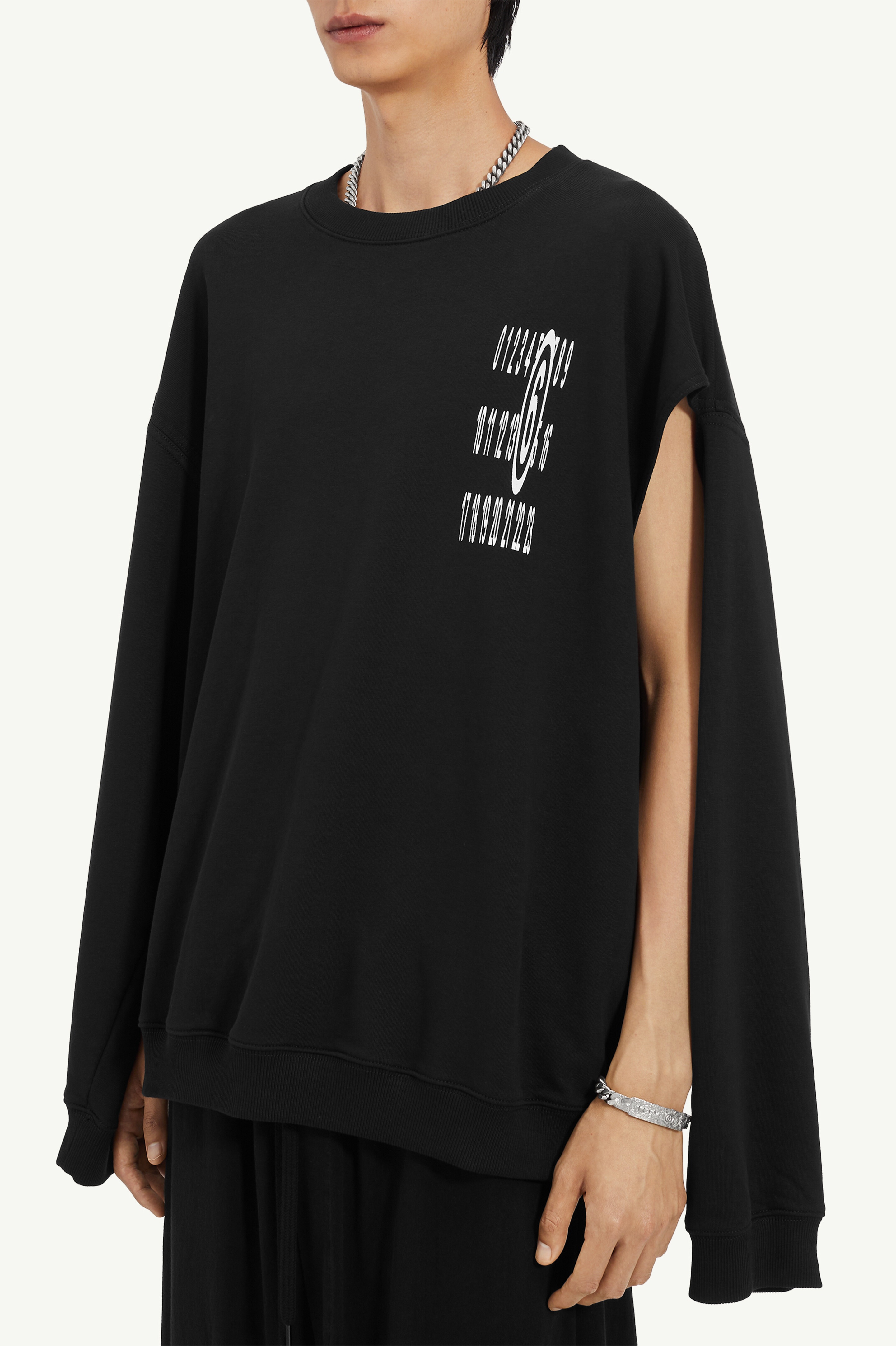 Unbrushed jersey sweatshirt - 5