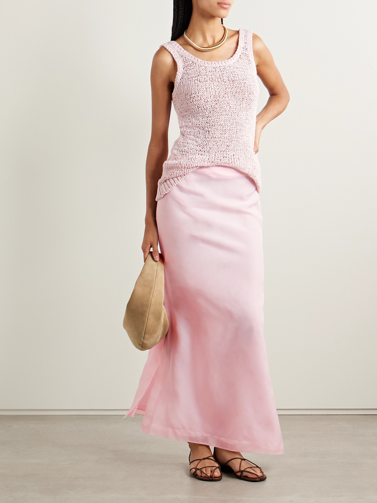 Linnie Silk-organza Maxi Skirt - 2